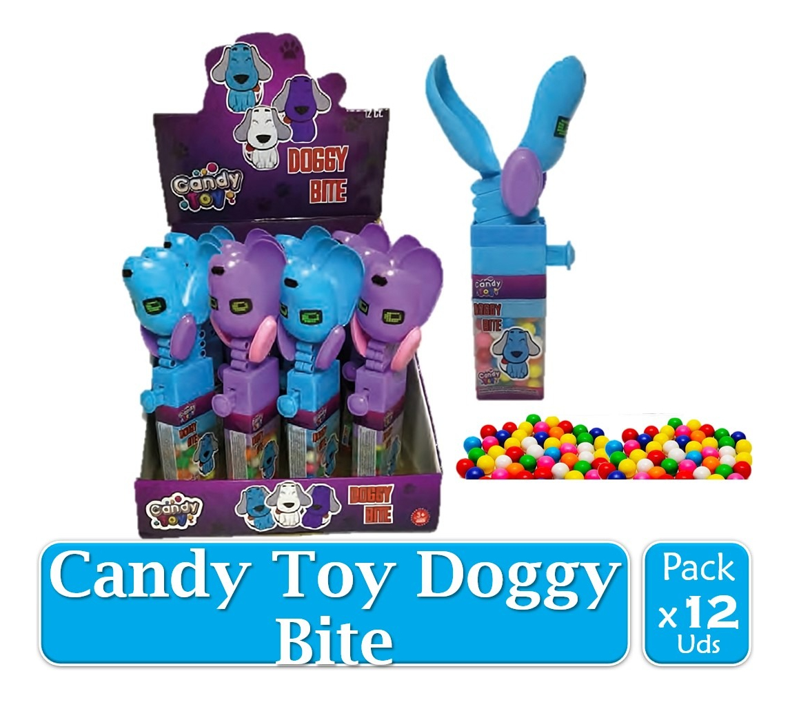 Candy Toy Doggy Bite X 12 Uds