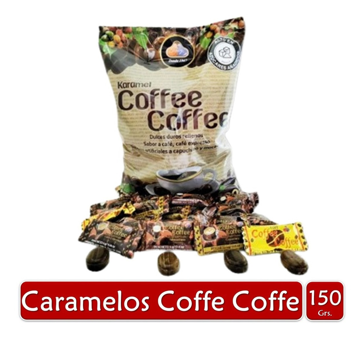 Dulces Rellenos Con Sabor A Café 100 Uds Coffe Coffe