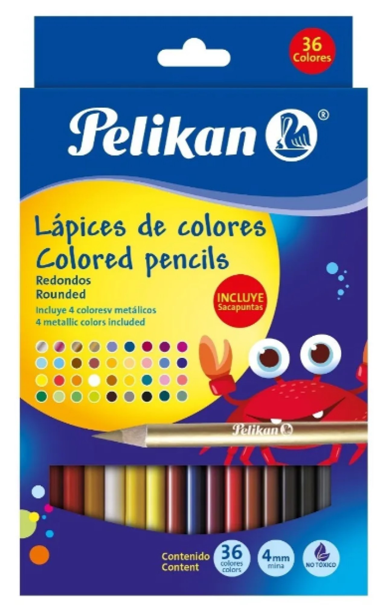 Lápices De Colores Crayola Caja Con 36 Piezas