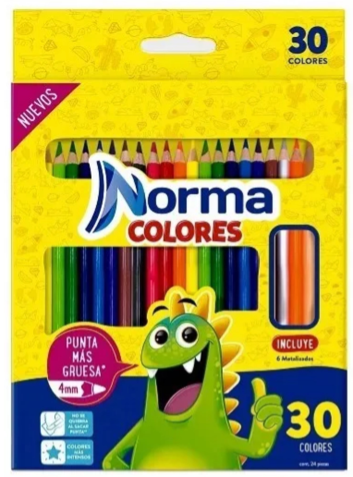 Colores Norma Premium X 15 Unidades 