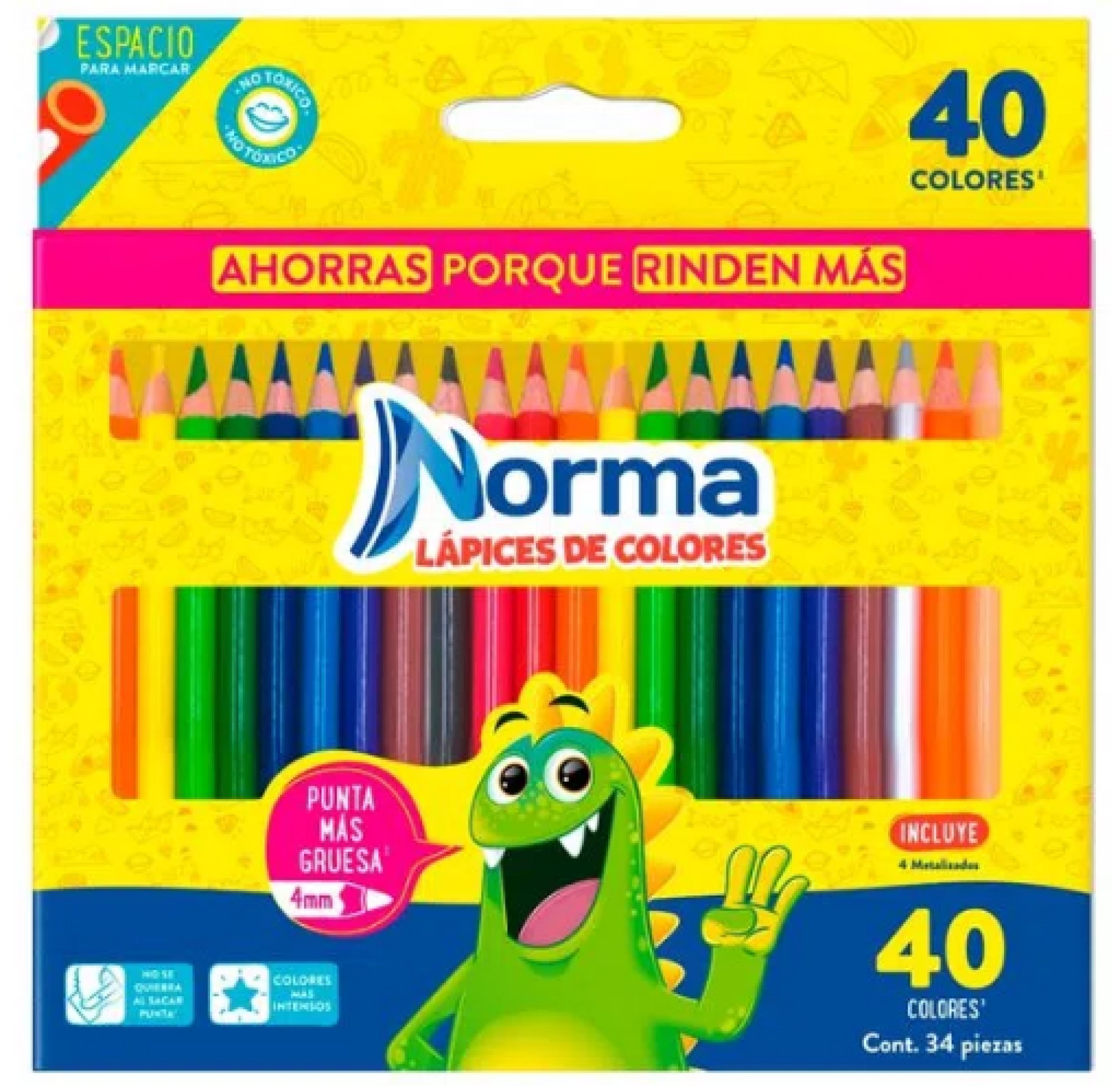 Colores Norma Premium X 15 Unidades 
