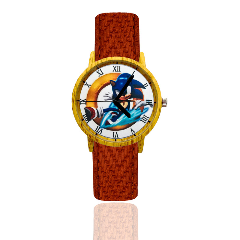 Reloj Sonic Estilo Madera 