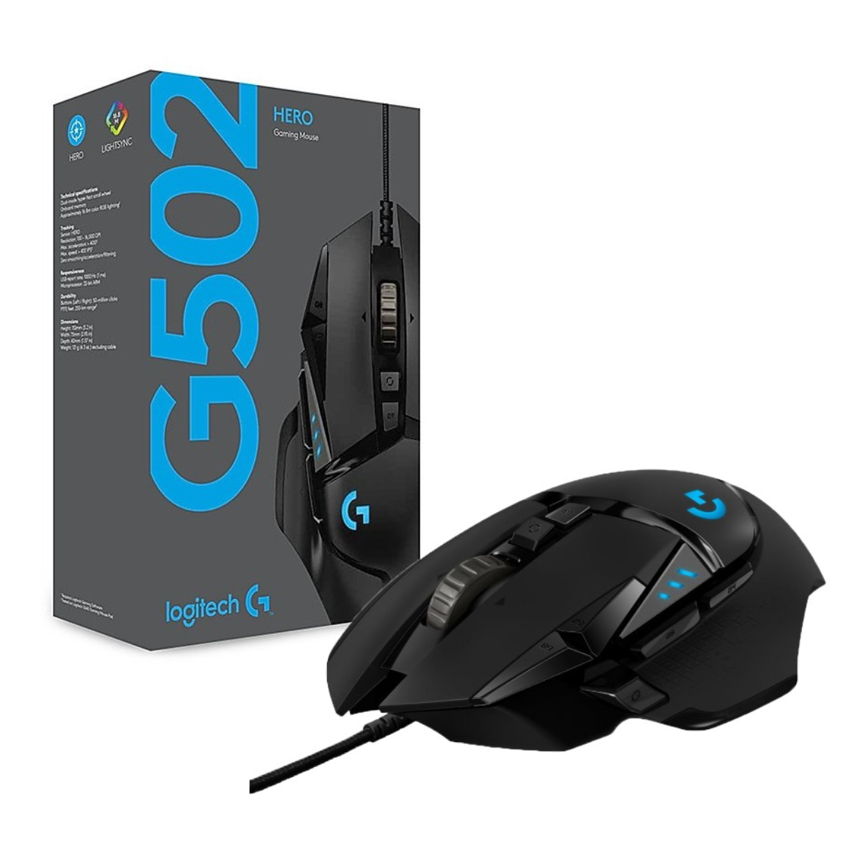 Mouse Gamer Logitech Hero G502 Play Advanced 