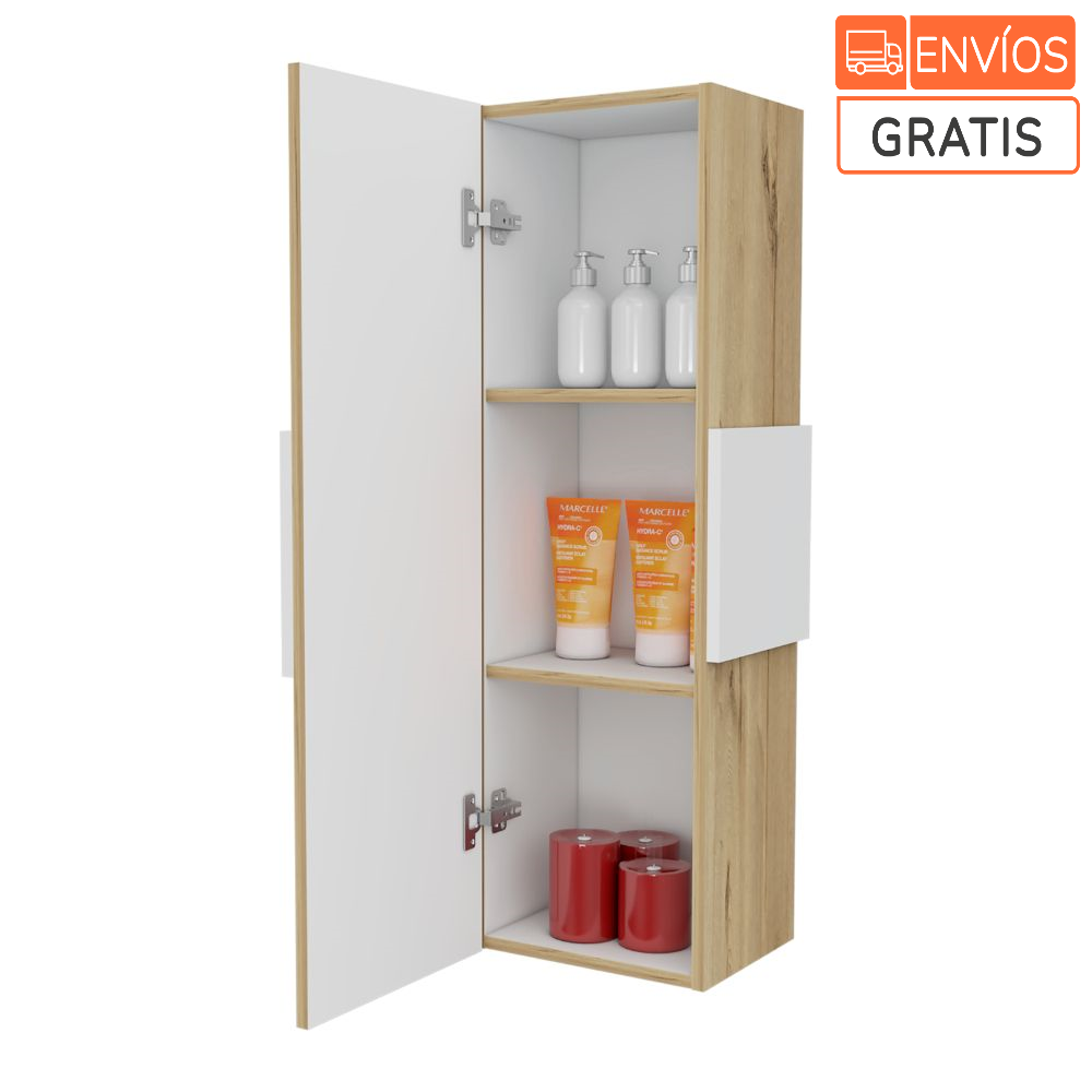 Organizador de Baño Picasso, Beige y Blanco, con Cuatro Cajones Deslizables  ZF