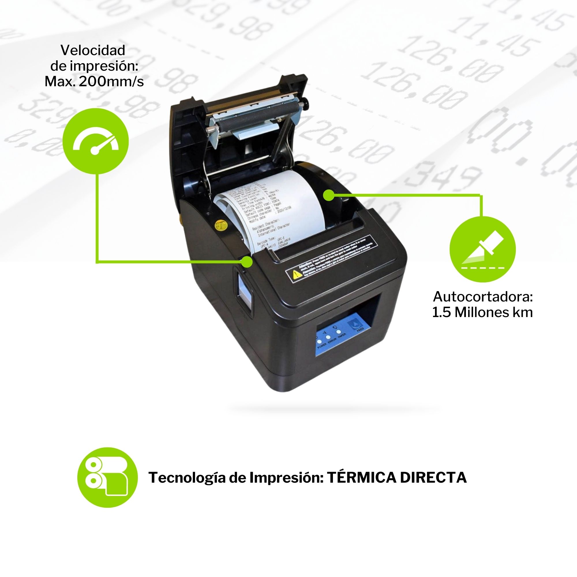 Impresora Térmica Para Punto De Venta Sat 22t Ue 80 Mm Luegopago 5213