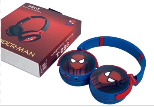 Balaca Gamer Wireless Spiderman 950-5 Azul y Roja