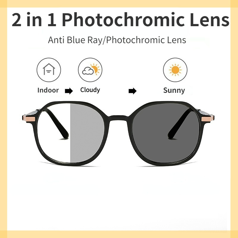 Gafas fotocromaticas pro elegantes sol luz azul