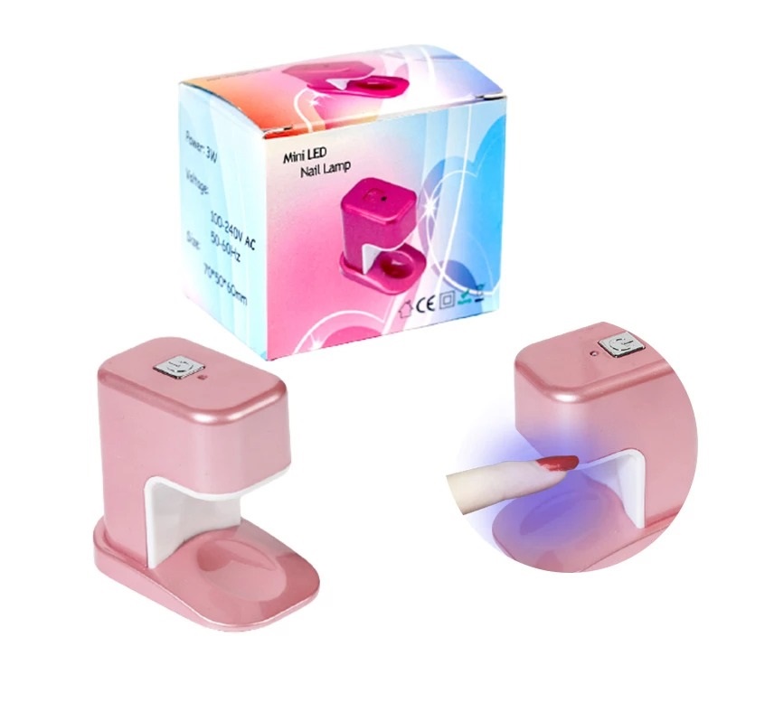 Mini lampara secador de uñas portatil 3W 