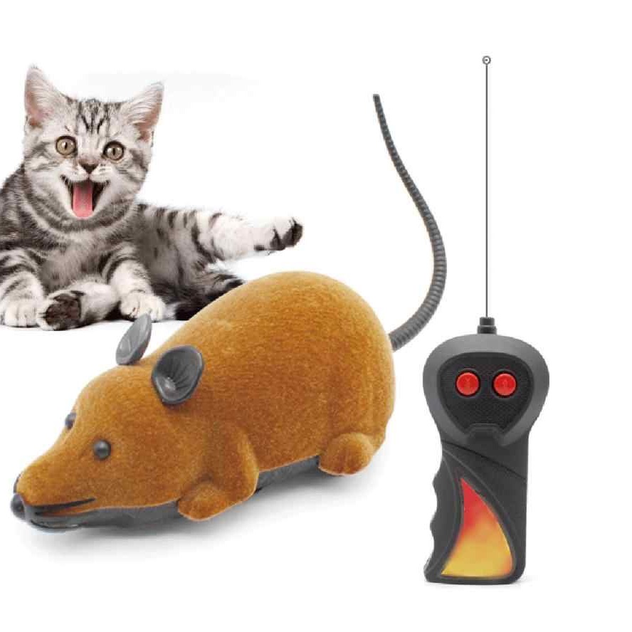 Juguete Ratón A Control Remoto Didáctico Para Gatos -