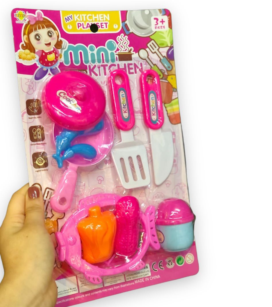 Cocina Set Ollas Juego para Cocina de Juguete Para Niños