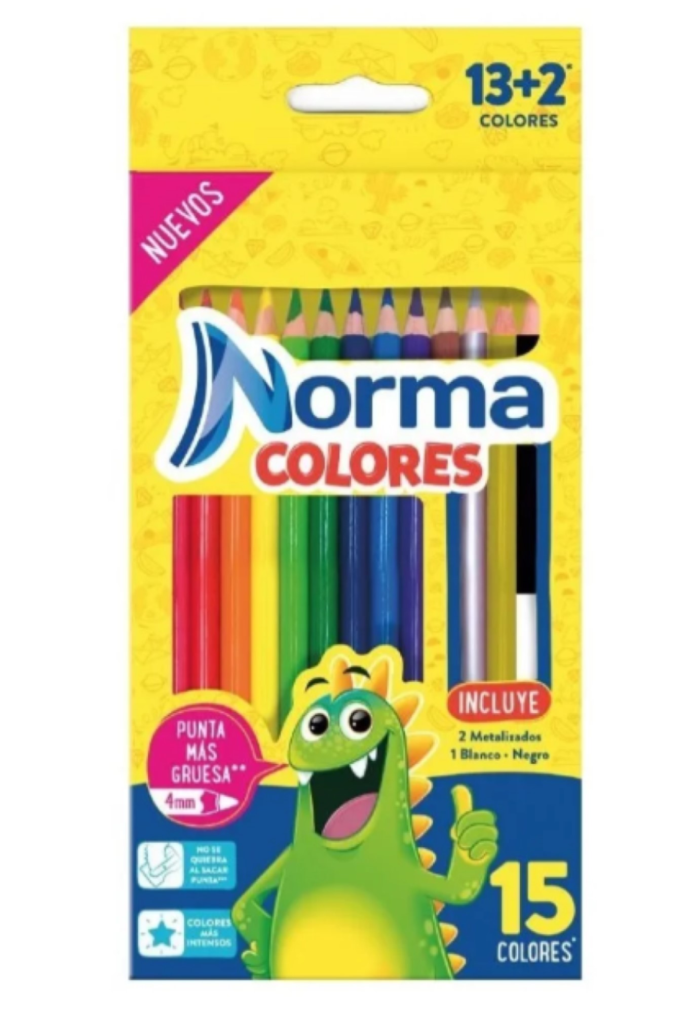 Colores Norma Premium X 15 Unidades 