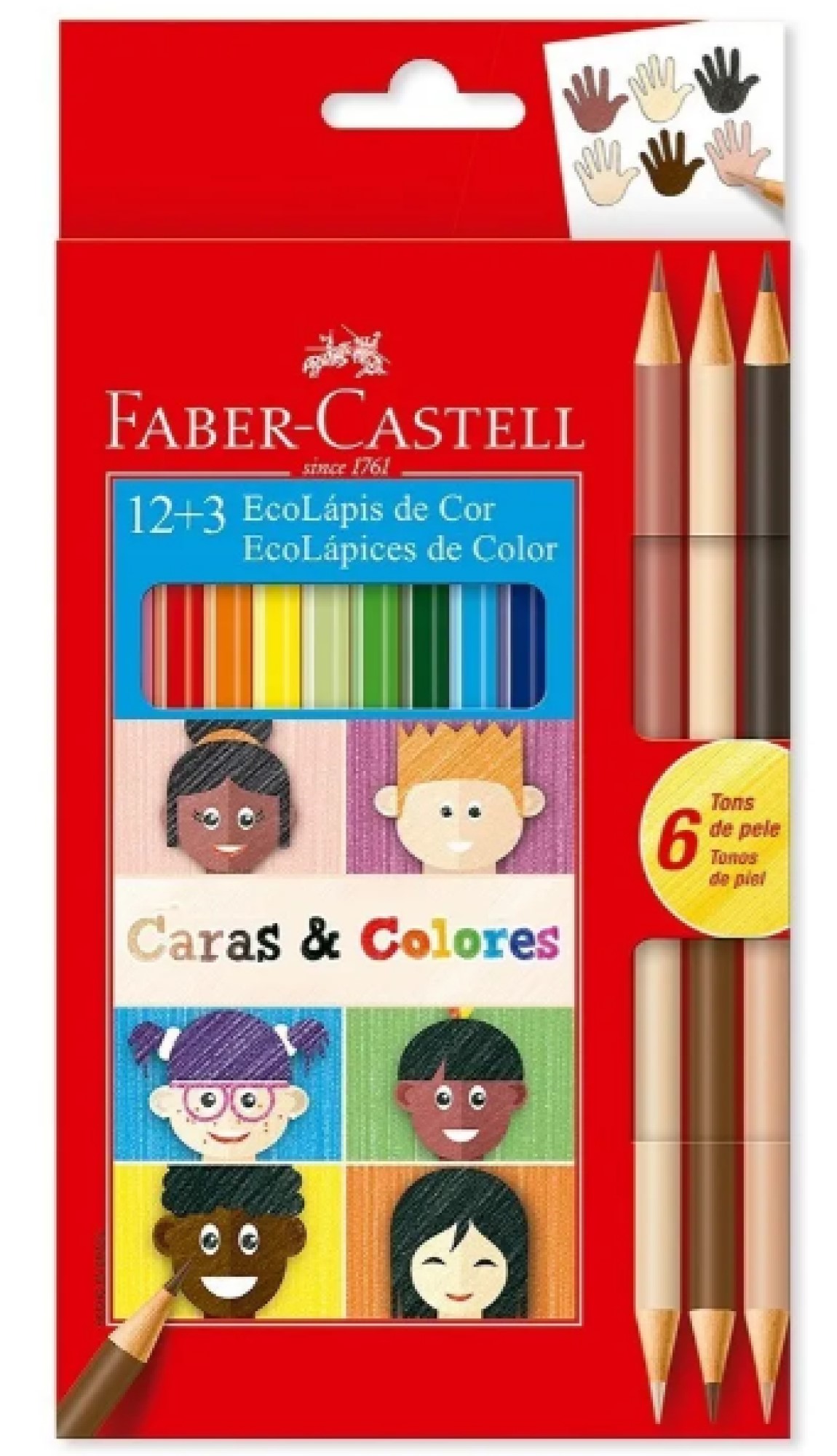 Colores Triang. Caras Y Colores X 15 Faber Castell