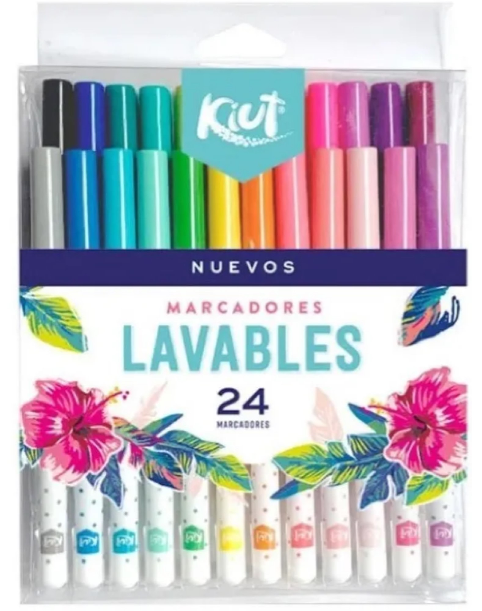 Marcadores Kiut Punta Pincel X24 - Tienda Norma