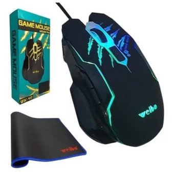 Combo Mouse WK411 + Pad mouse 30X25CM