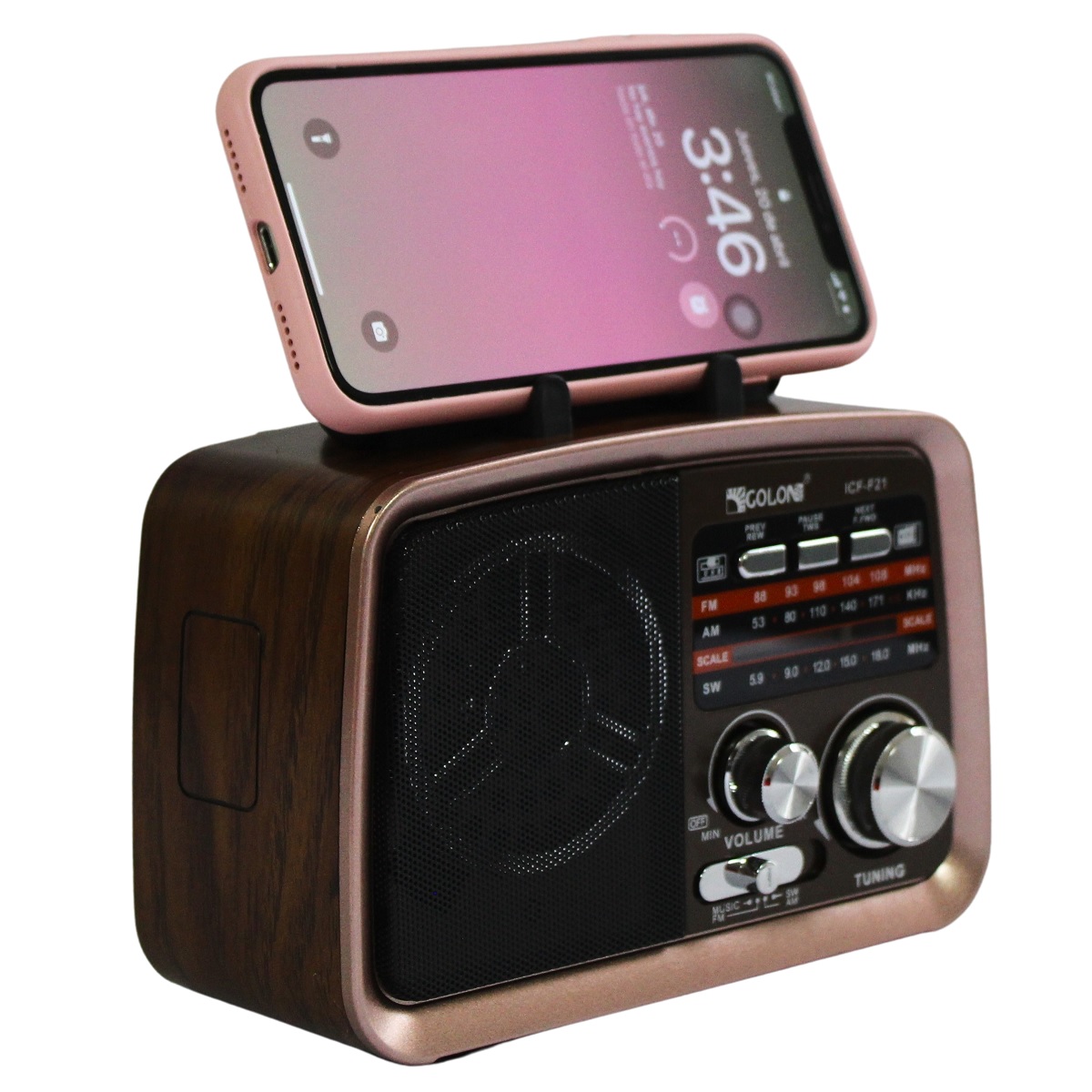 Radio Bluetooth Parlante Recargable Con USB y Radio FM