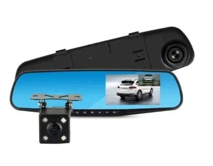 Cámara Para Carro Dvr Con Wifi Frontal y de Reversa