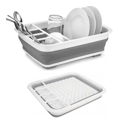 Organizador escurridor de platos para fregadero 85x55x28cm