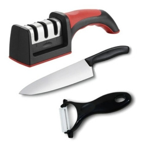  Afilador de cuchillos para el hogar, afilador rápido