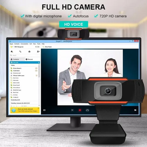 Camara Web Webcam - Video Pc Laptop Microfono (3)