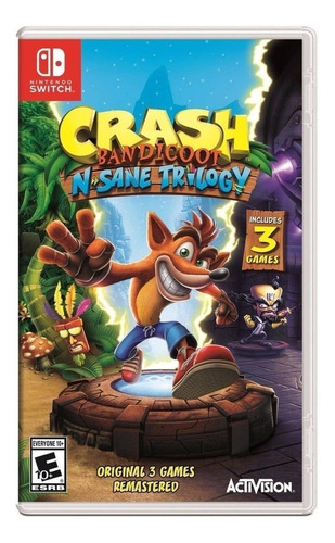 Video Juego Crash Bandicoot: N. Sane Trilogy Standard Edition Activision Nintendo Switch Físico