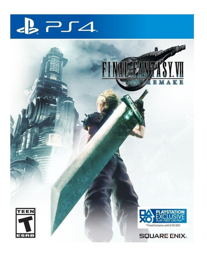 Video Juego Final Fantasy VII Remake Standard Edition Square Enix PS4 Físico