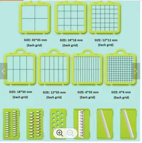 Picatodo Multifuncional Para Verduras Y Frutas 16 Piezas 720A - Luegopago