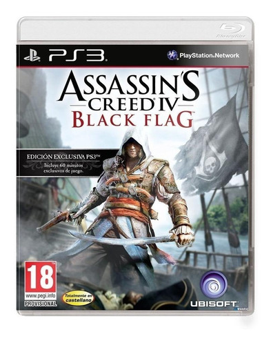 Video Juego Assassin's Creed IV Black Flag Standard Edition Ubisoft PS3 Físico