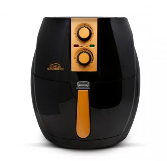 Freidora Electrica Sin Aceite Home Elements 3.2Litros Copper Air Fryer