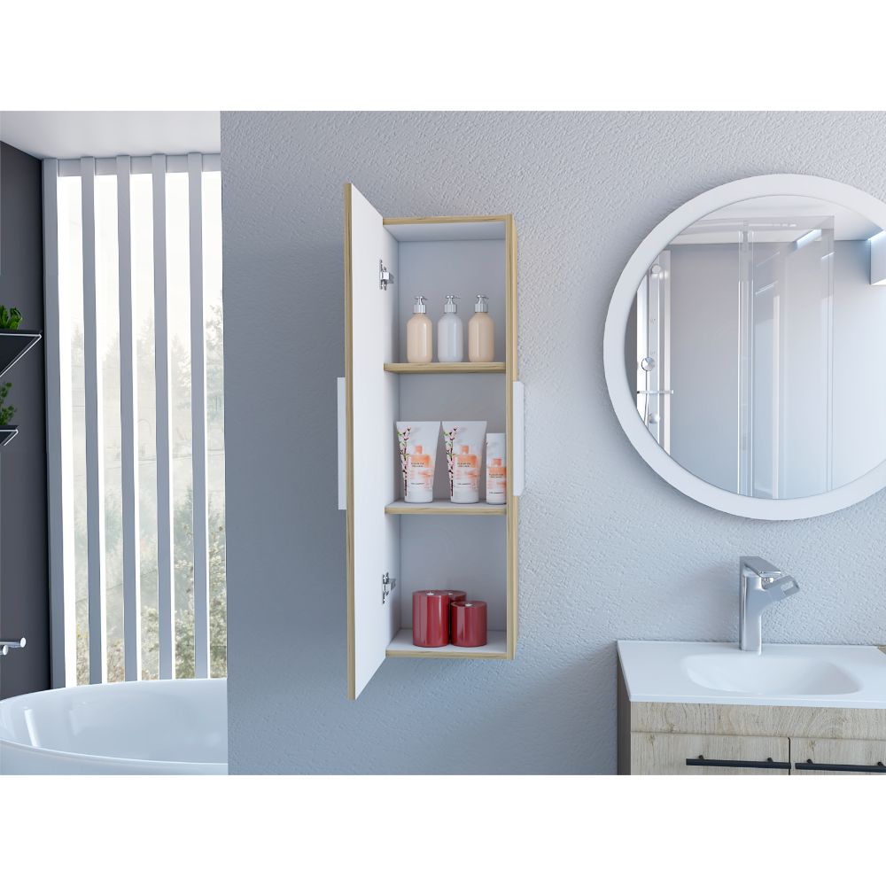 Organizador de Baño Picasso, Beige y Blanco, con Cuatro Cajones Deslizables  ZF