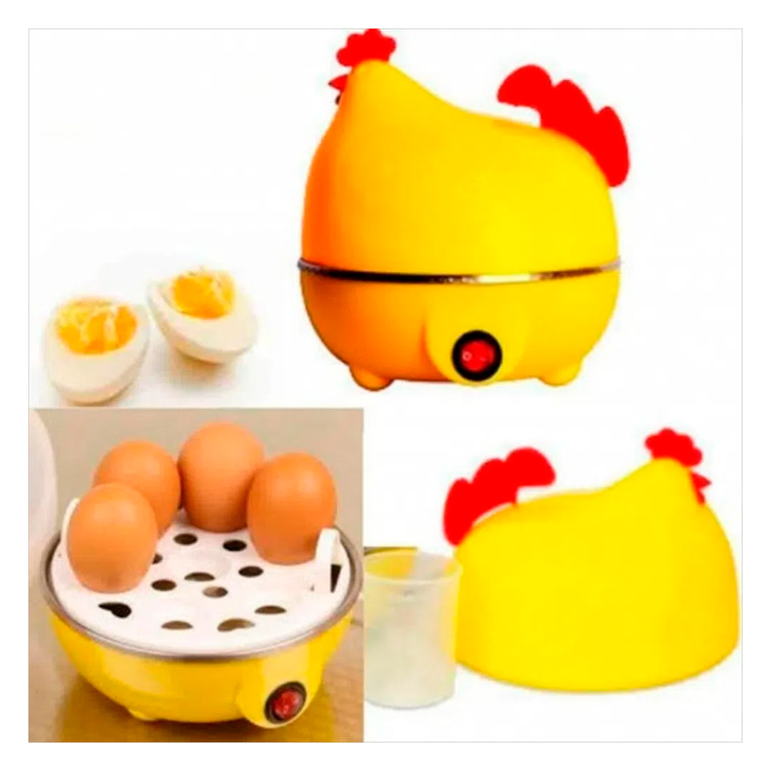 Hervidor de huevos con capacidad para 7 huevos, cocedor de huevos duros,  hervidor de huevos eléctric Tomshoo Amarillo/de una sola capa
