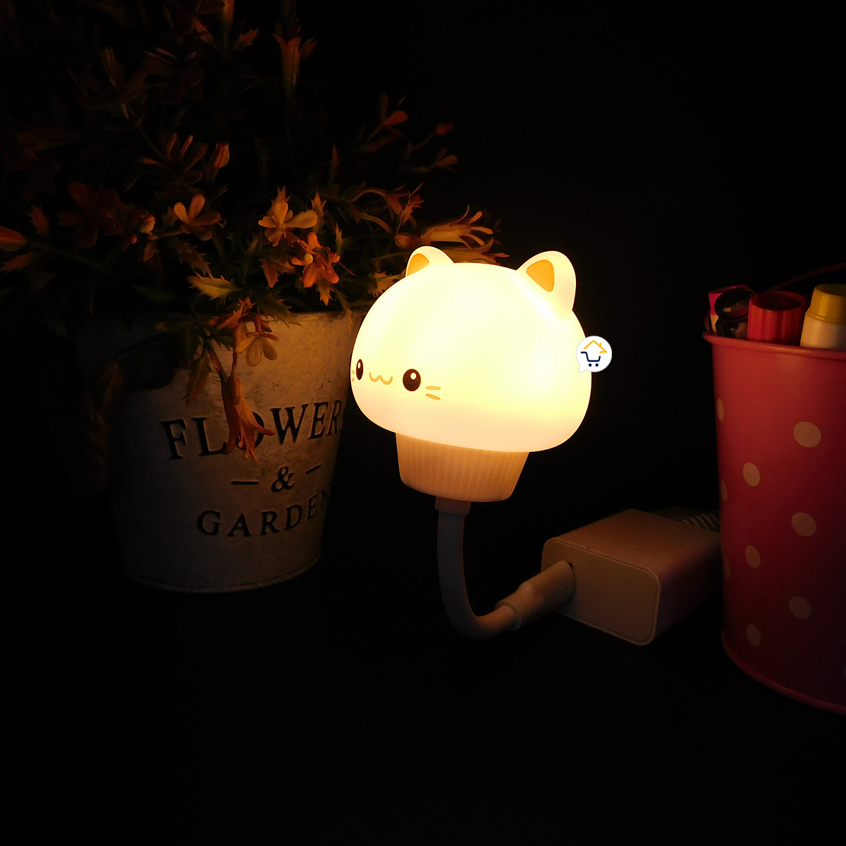 Luz De Noche LED USB Kawaii Lámpara Dormir Infantil Dibujos Animados 7LAM -  Luegopago
