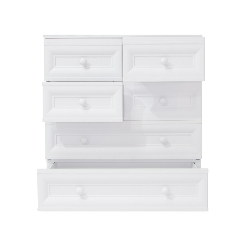 Mueble Organizador Elegance Liso Monet, Blanco Perla, con Dos