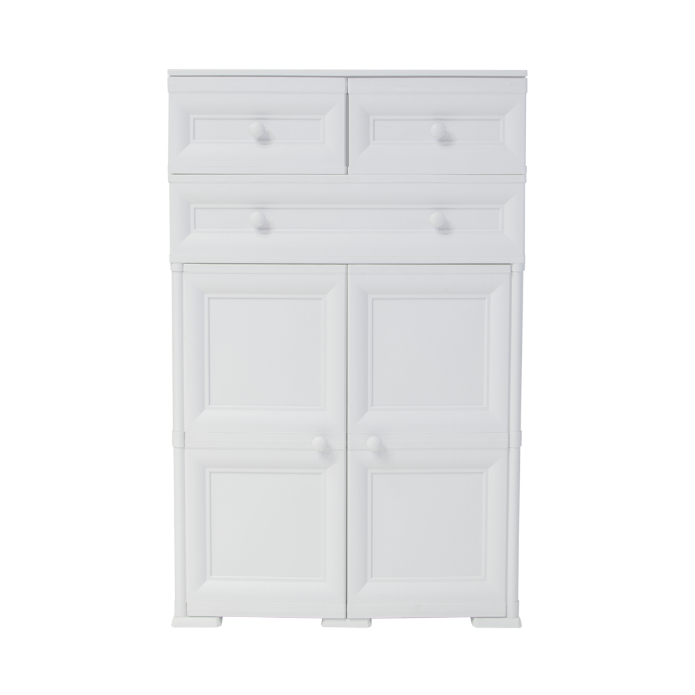 Mueble Organizador Elegance Liso Monet, Blanco Perla, con Dos