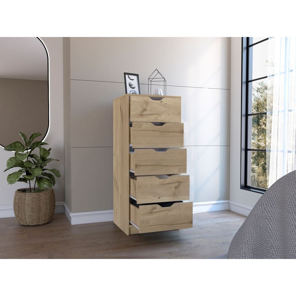 Organizador de Baño Picasso, Beige y Blanco, con Cuatro Cajones Deslizables  ZF