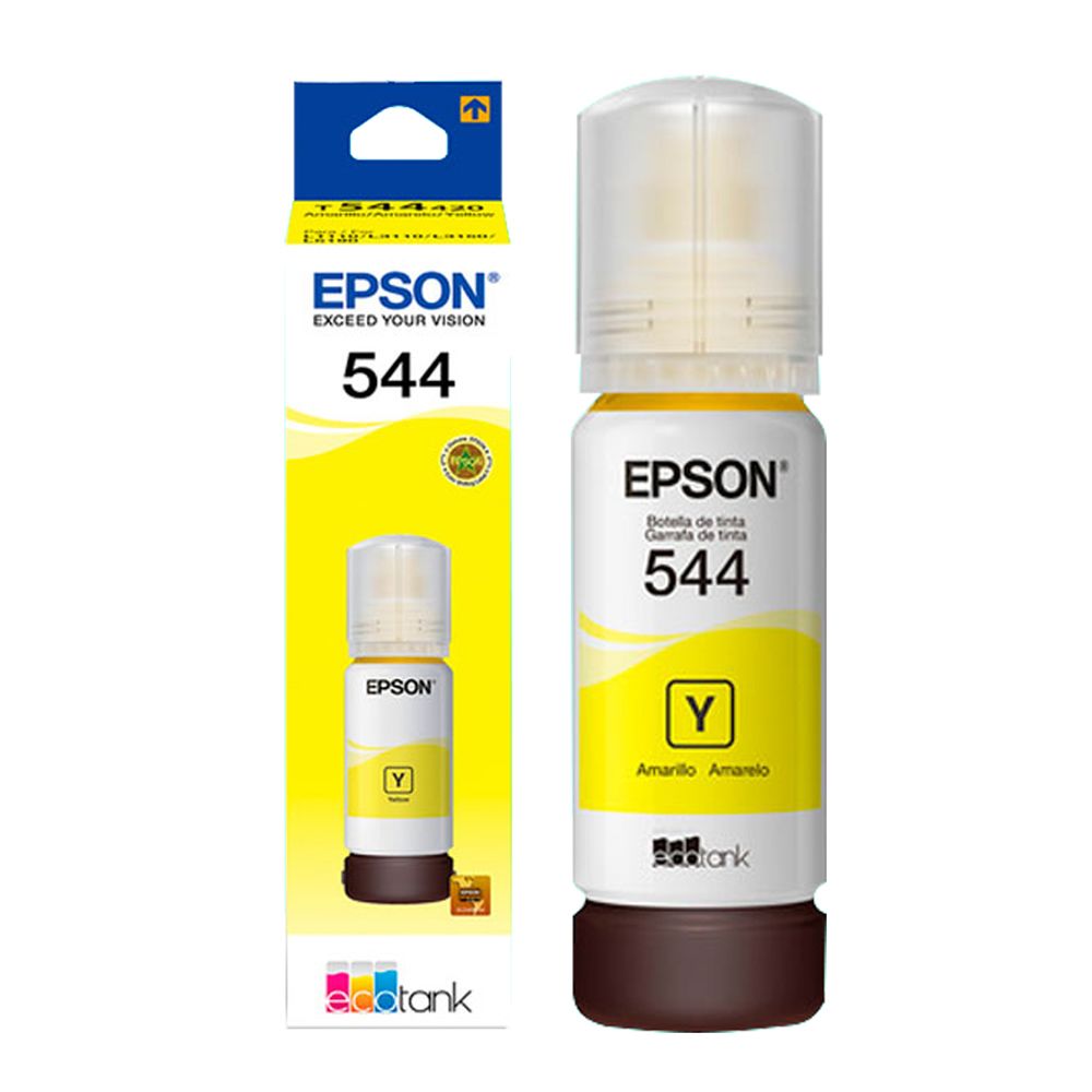 Tinta Epson Original 544 Yellow  L3110, L3150, L5190, L3210