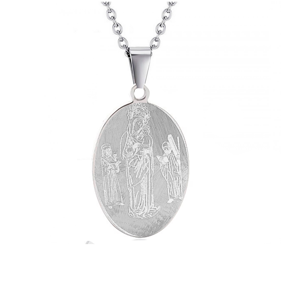 Collar Medalla Nuestra Señora Del Rosario De Chinquinquira 