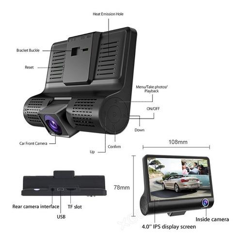 Cámara Para Carro Dvr Con Wifi Frontal y de Reversa