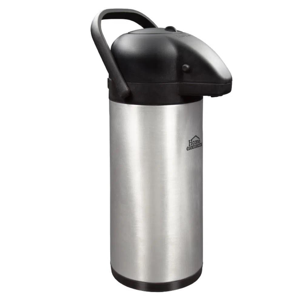 Termo de café de acero inoxidable con aislamiento para bebidas rápido para  calor y frío, plata