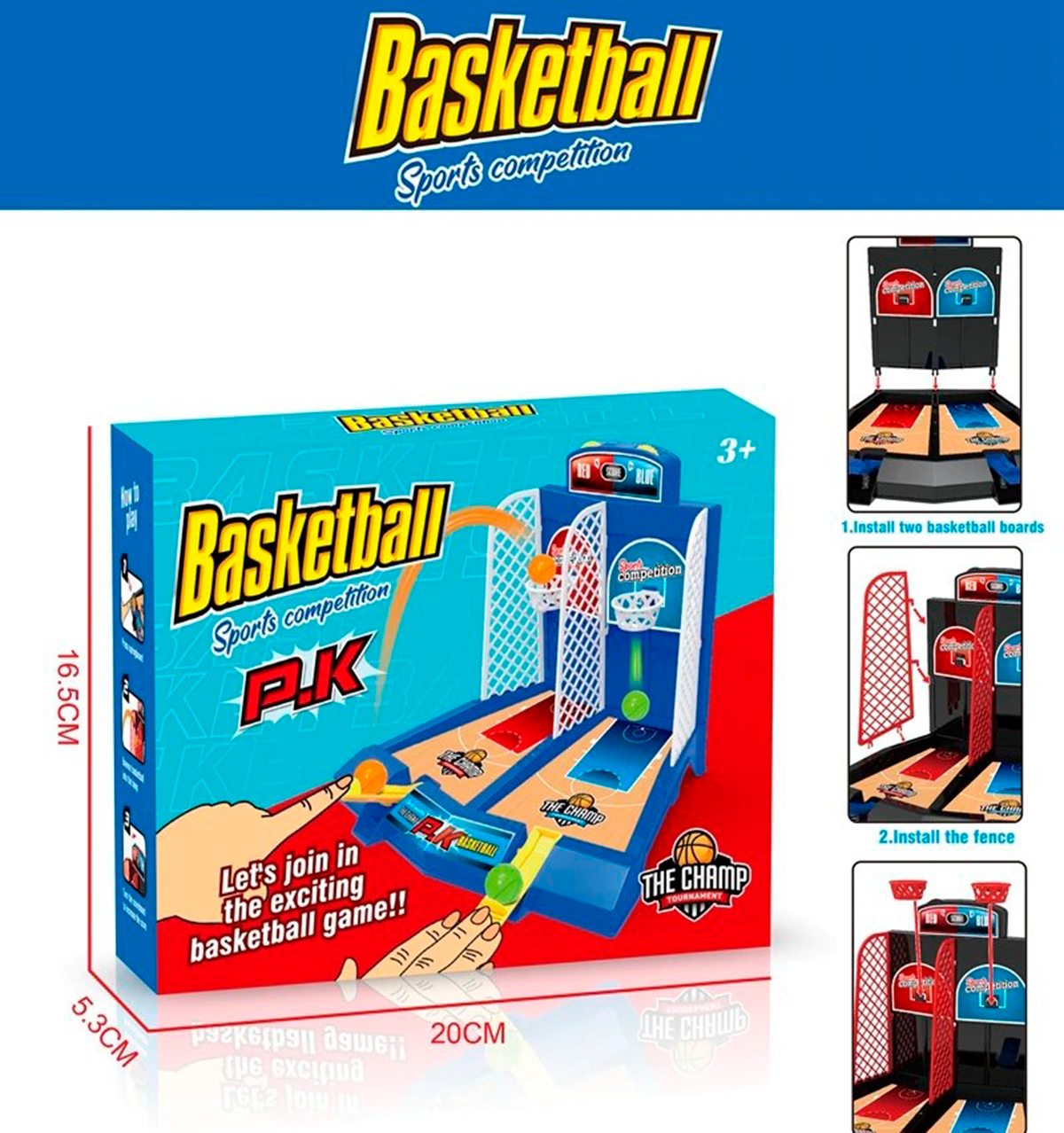 Juego De Mesa Basketball Lanzador Baloncesto Portátil Niños Luegopago 2532